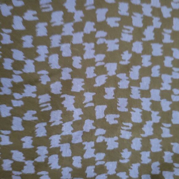 Chicos Pima Checkered Button Sleeve Womens Patterned Top - Size XL - Picture 4 of 6